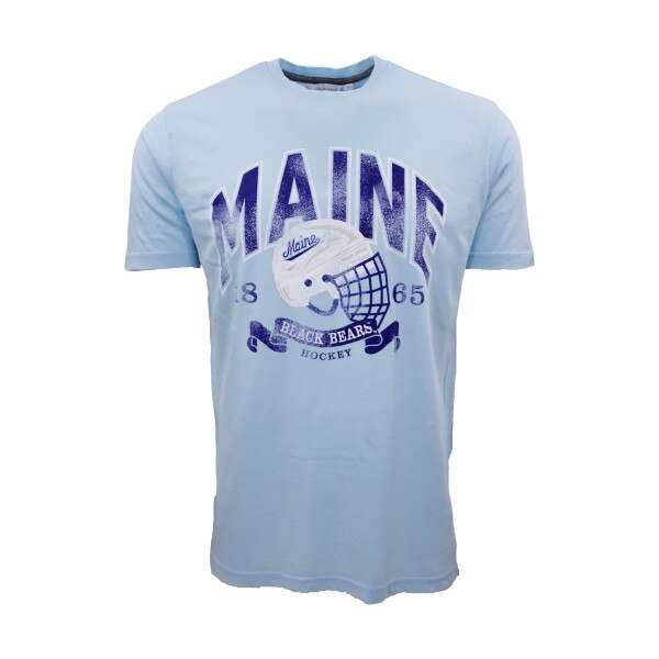 Maine Hockey Helmet Black Bears Tee